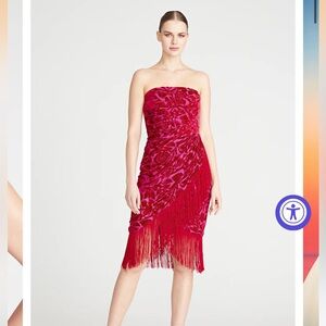 THEIA fringe dress